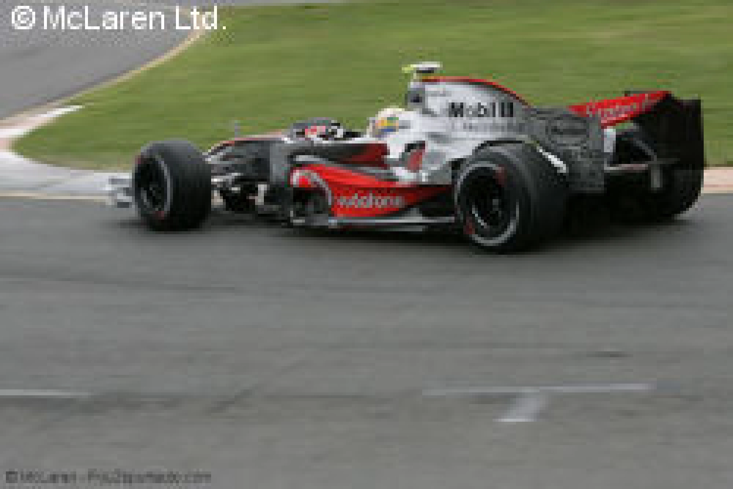 The new McLaren on track at Jerez…