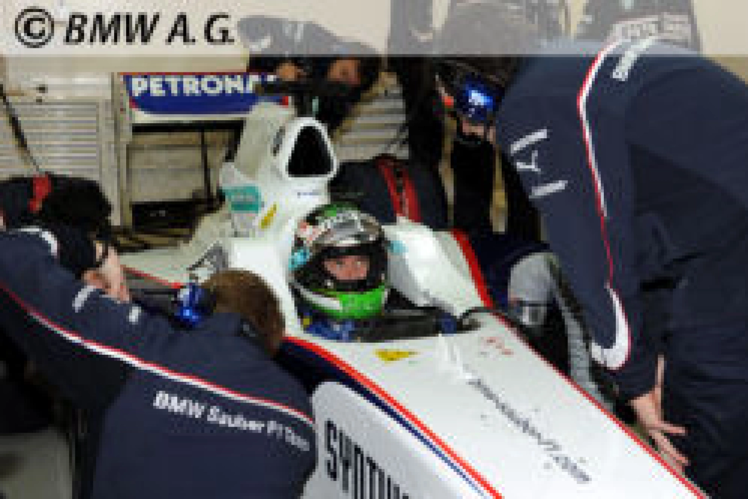 Heidfeld started from the pit lane in Singapore