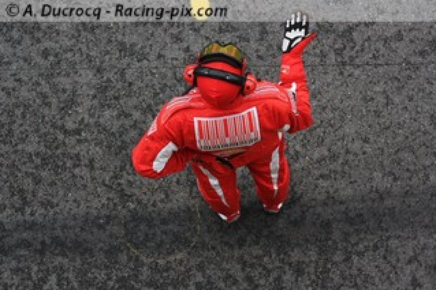 Alonso said: “Teamwork, that’s all”
