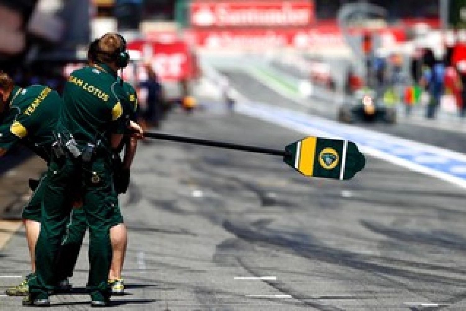 Friday: Team Lotus only worked on their engines