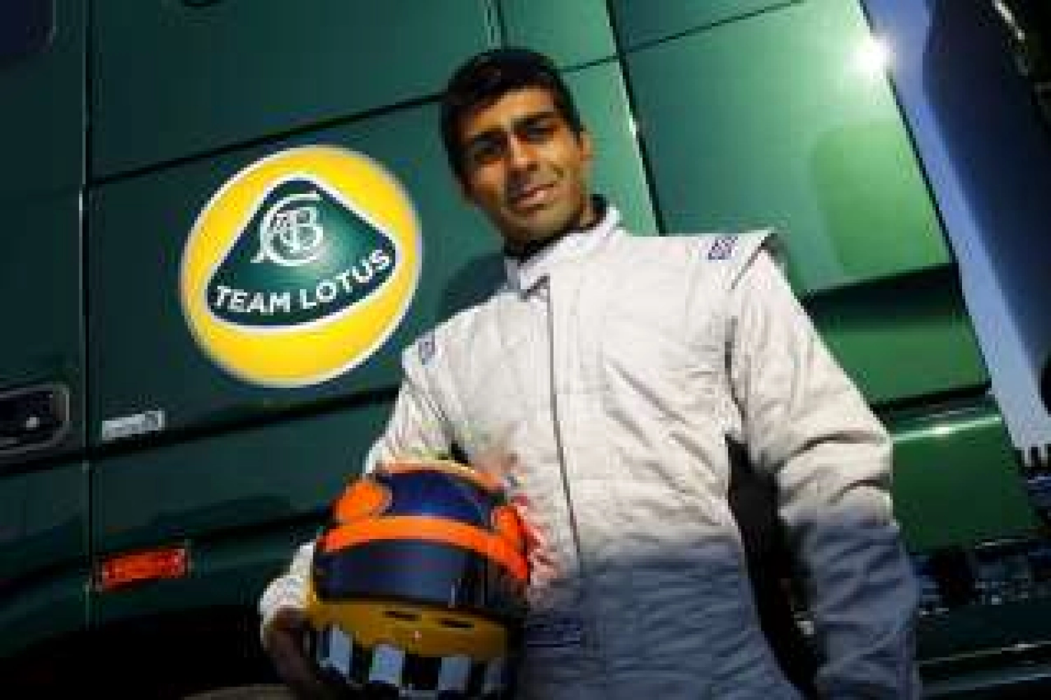Chandhok, reserve driver for the Lotus team