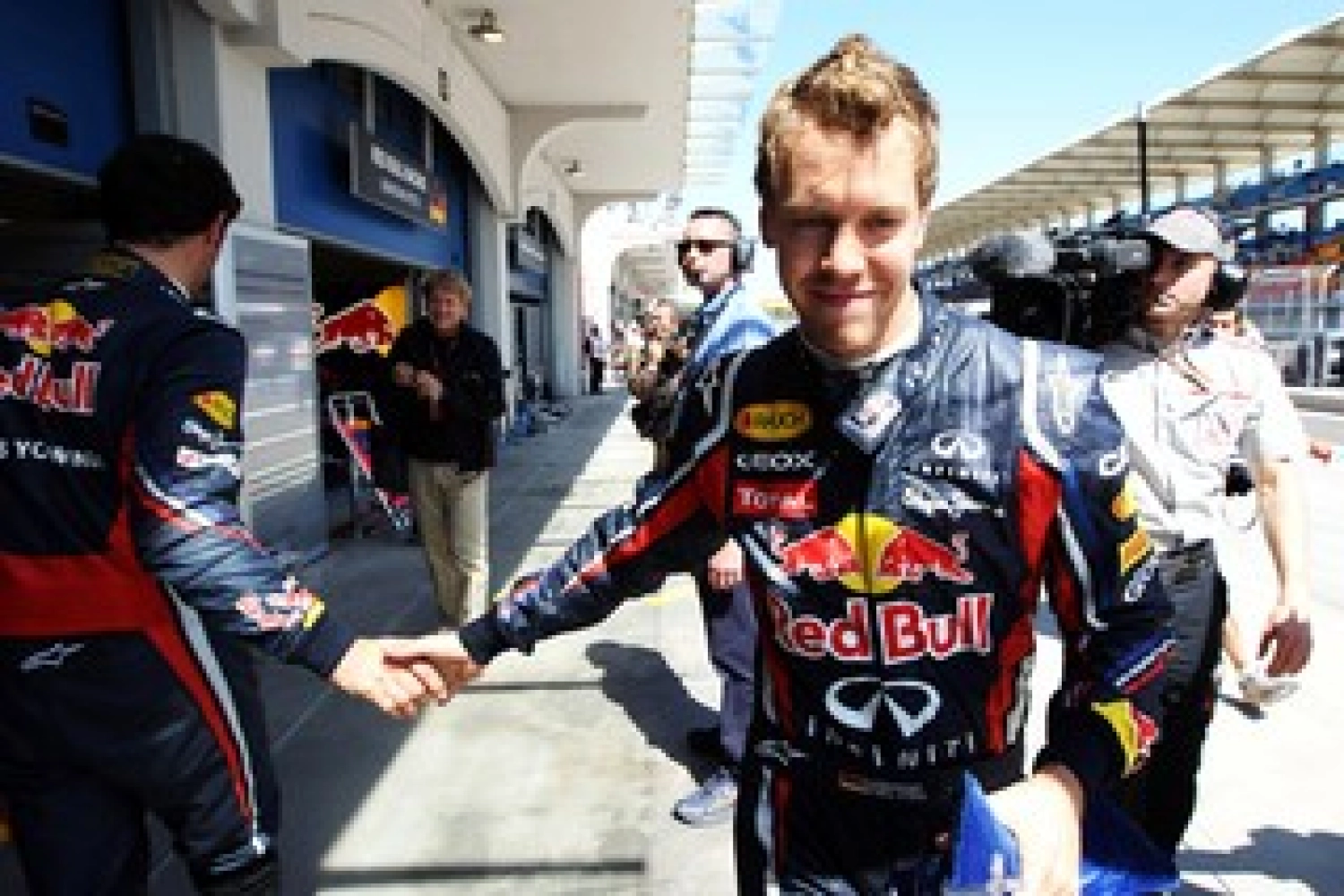 Sebastian Vettel appears on the show “Top Gear”