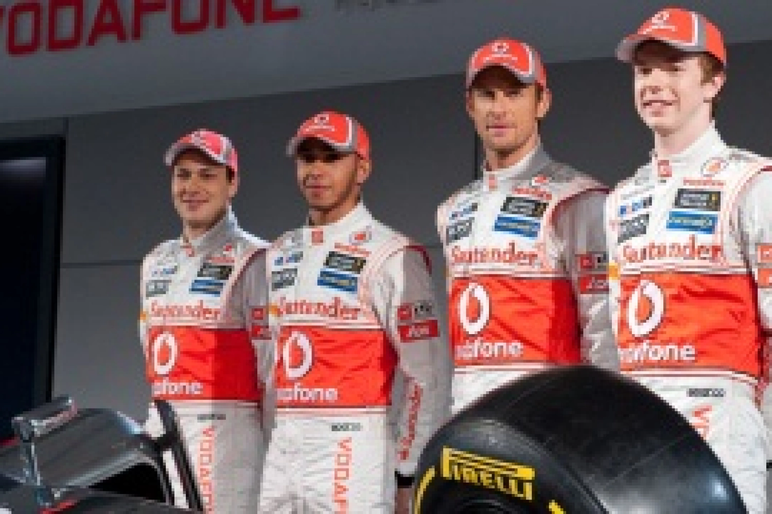 Turvey tested the McLaren MP4-27