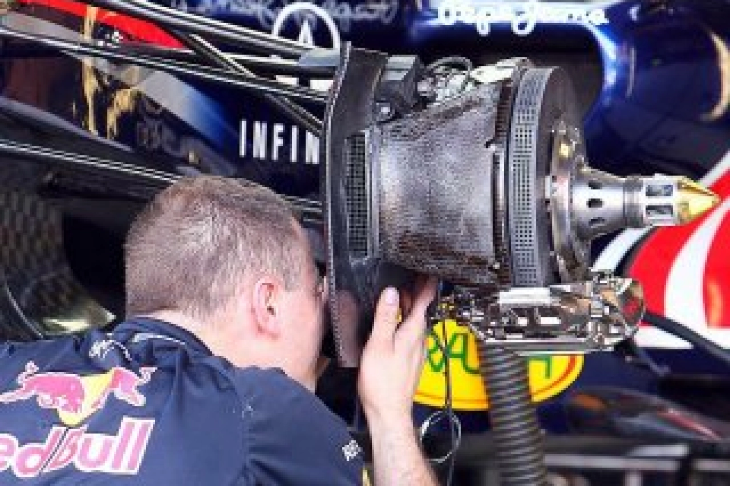 Red Bull also had to modify its braking system