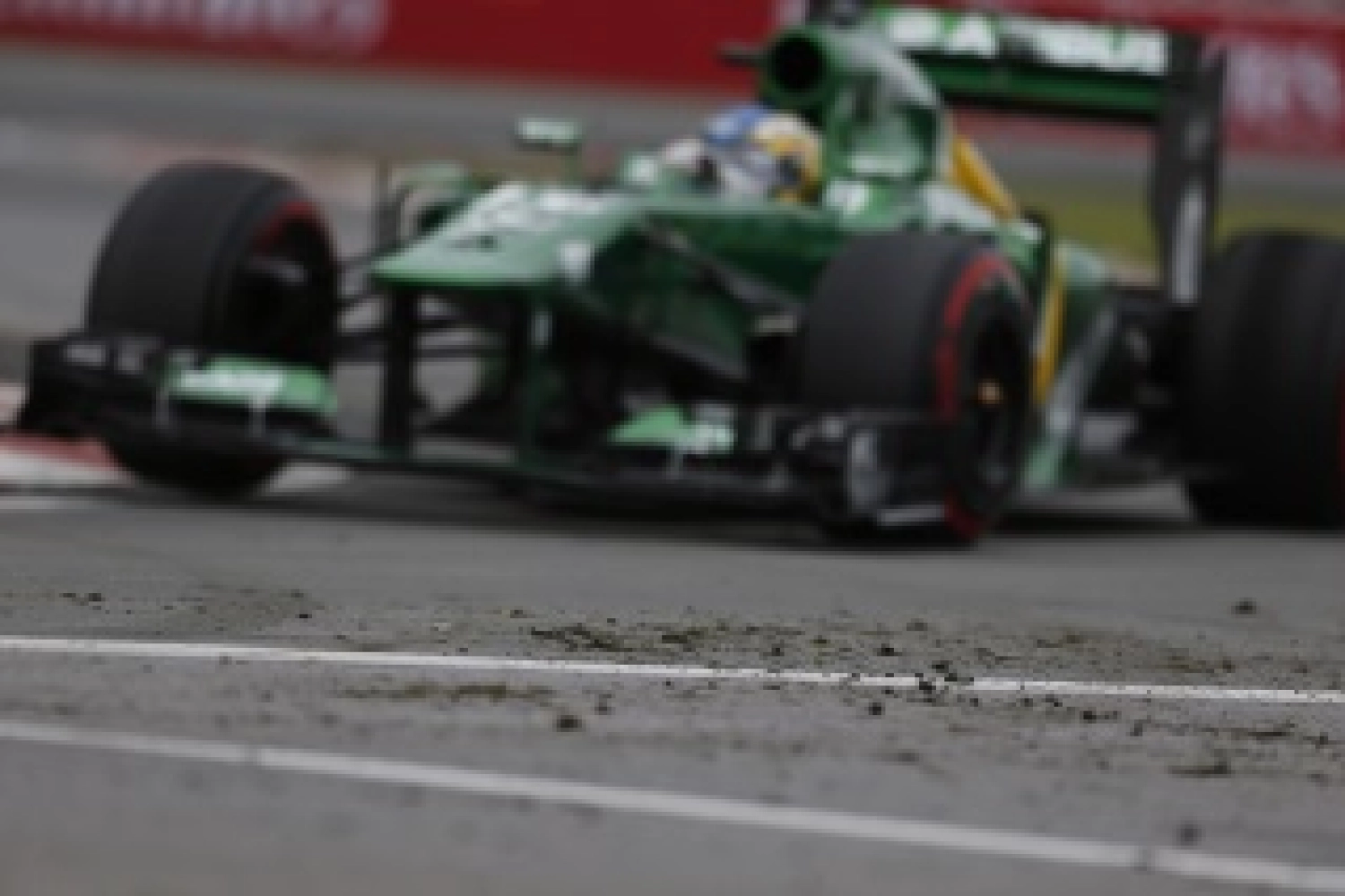 Saturday: The Caterham seems competitive in Canada