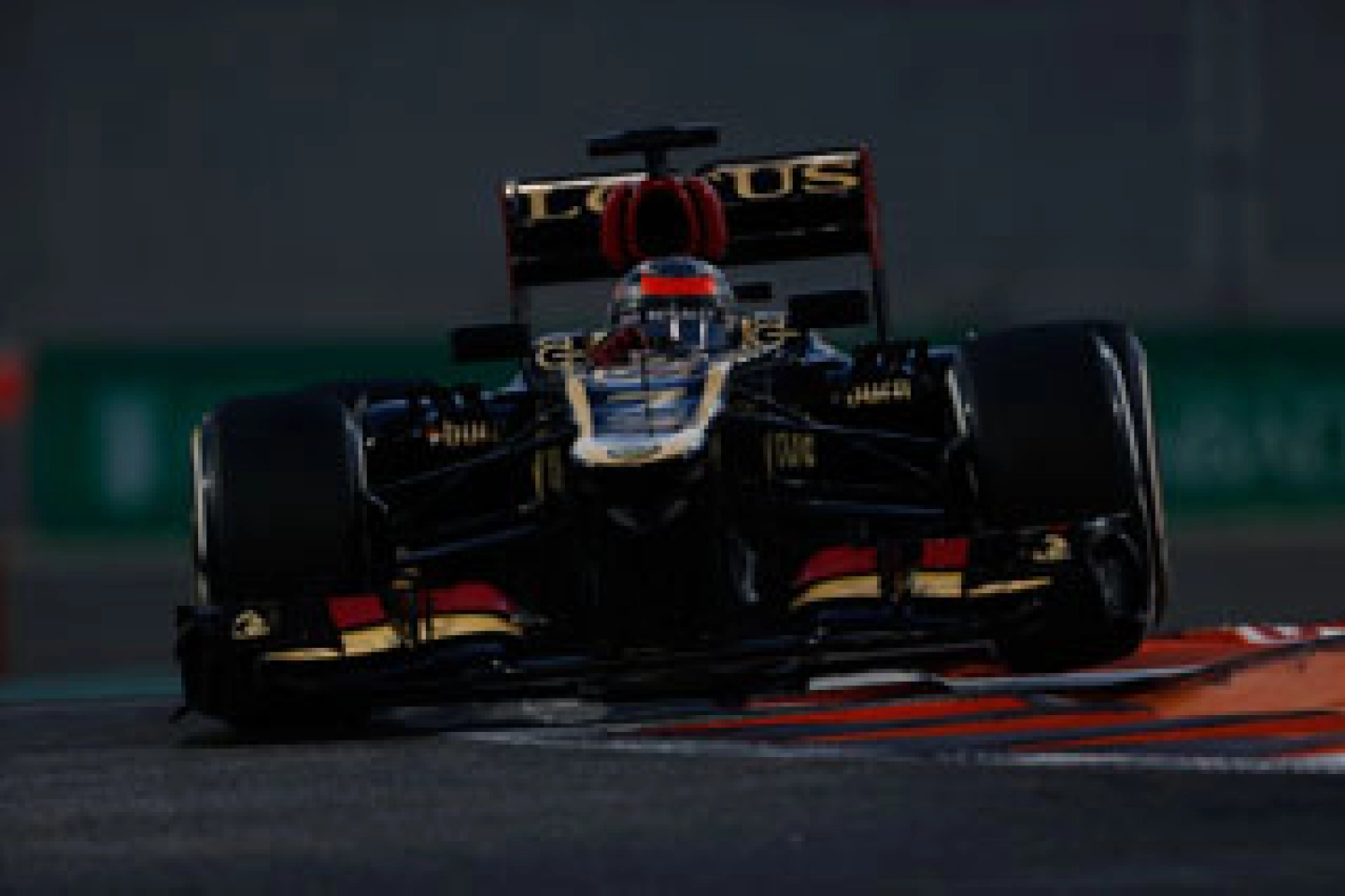 Räikkönen with Lotus and the short wheelbase