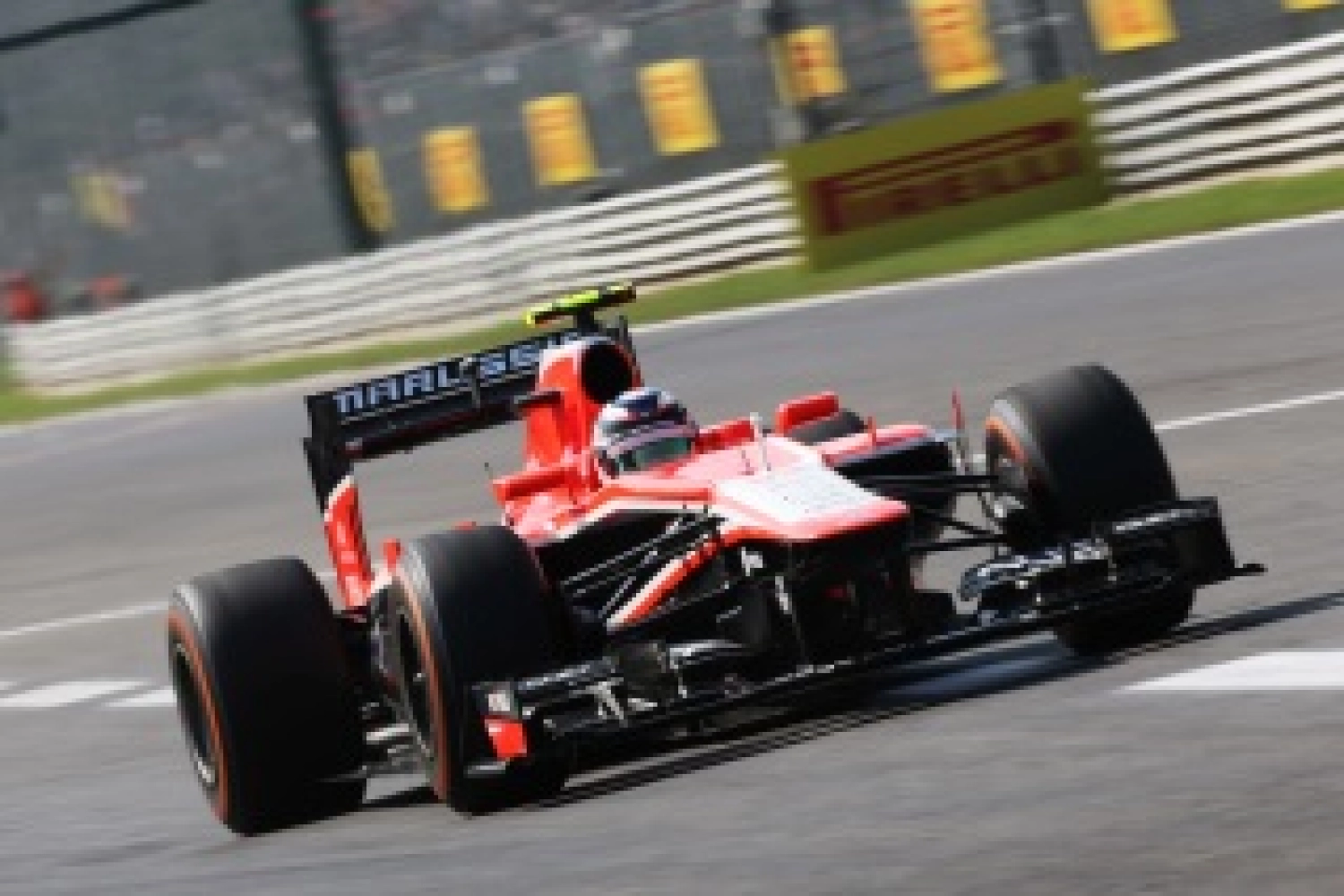 Friday: The Marussia drivers prepared for all situations