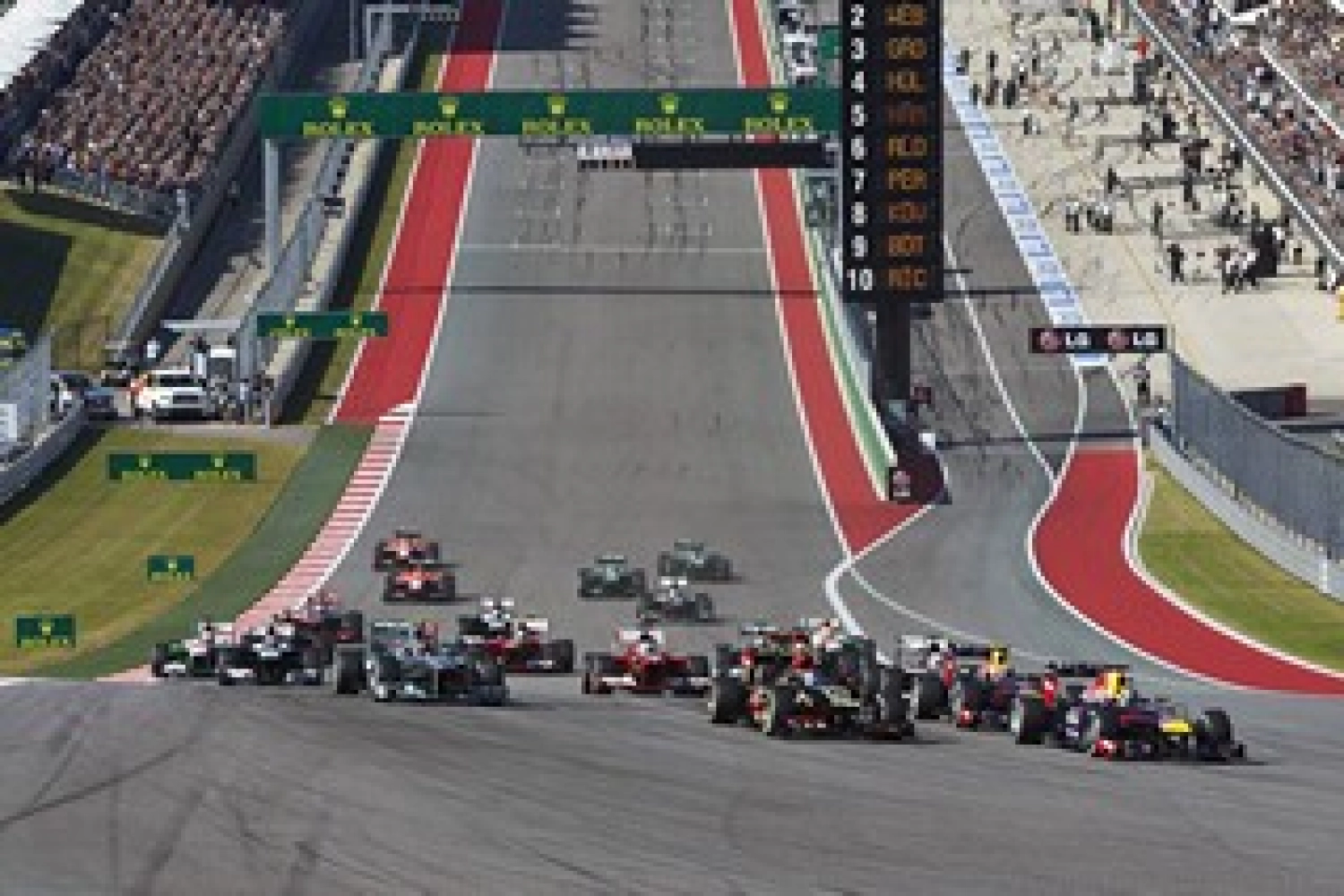 United States Grand Prix: Ask for the TV schedule