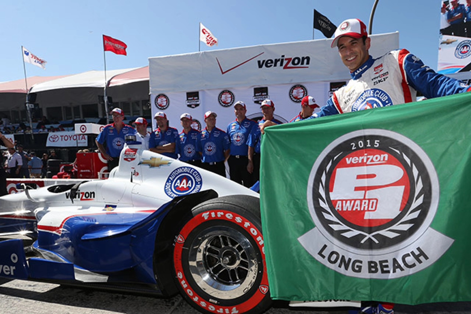 Long Beach GP – Qualifying: Castroneves a breath ahead of Montoya