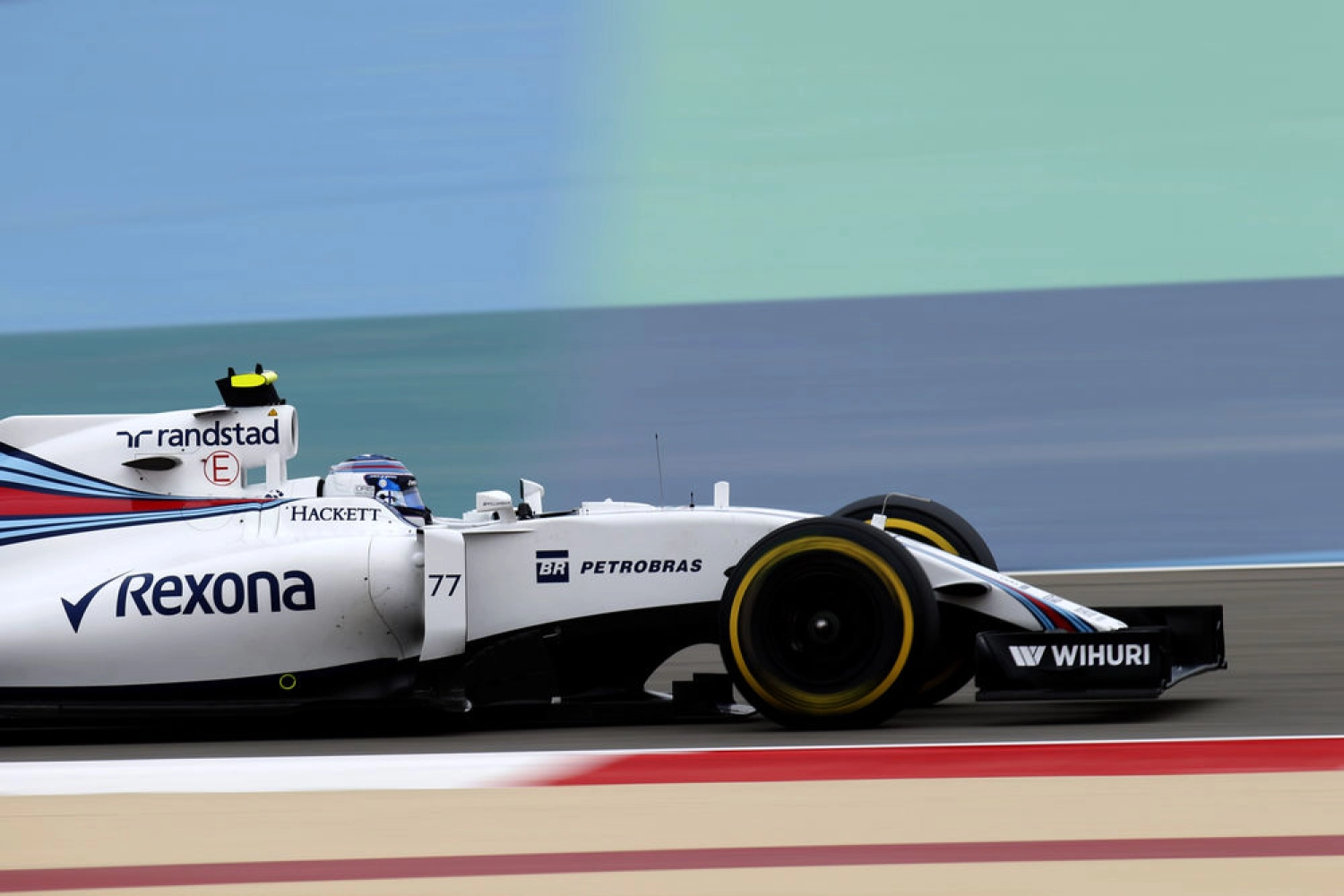 Felipe Massa held off Hamilton at the end of the race