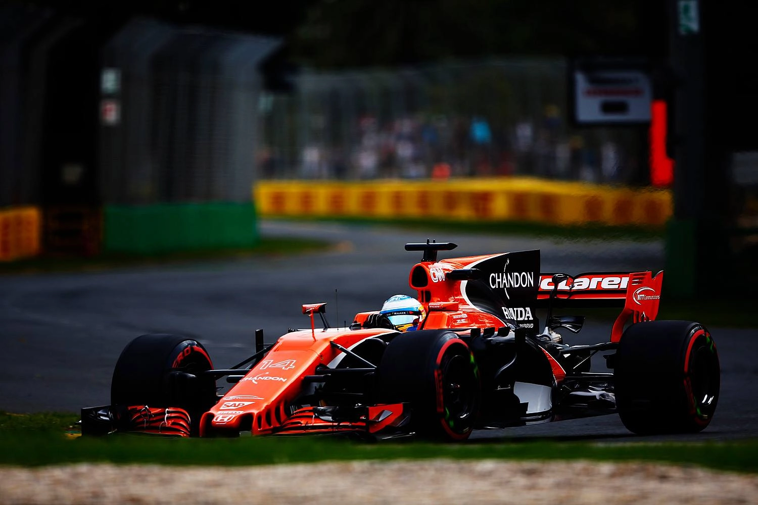 So far, the McLaren-Honda is on track!