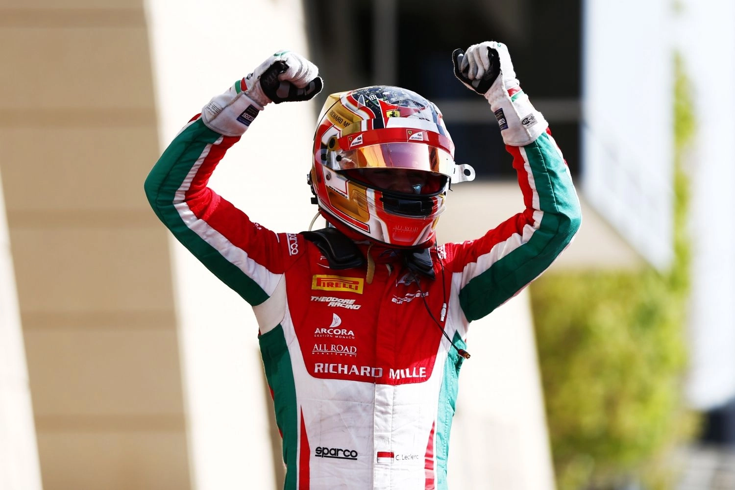 Charles Leclerc is already shining in F2 at Sakhir