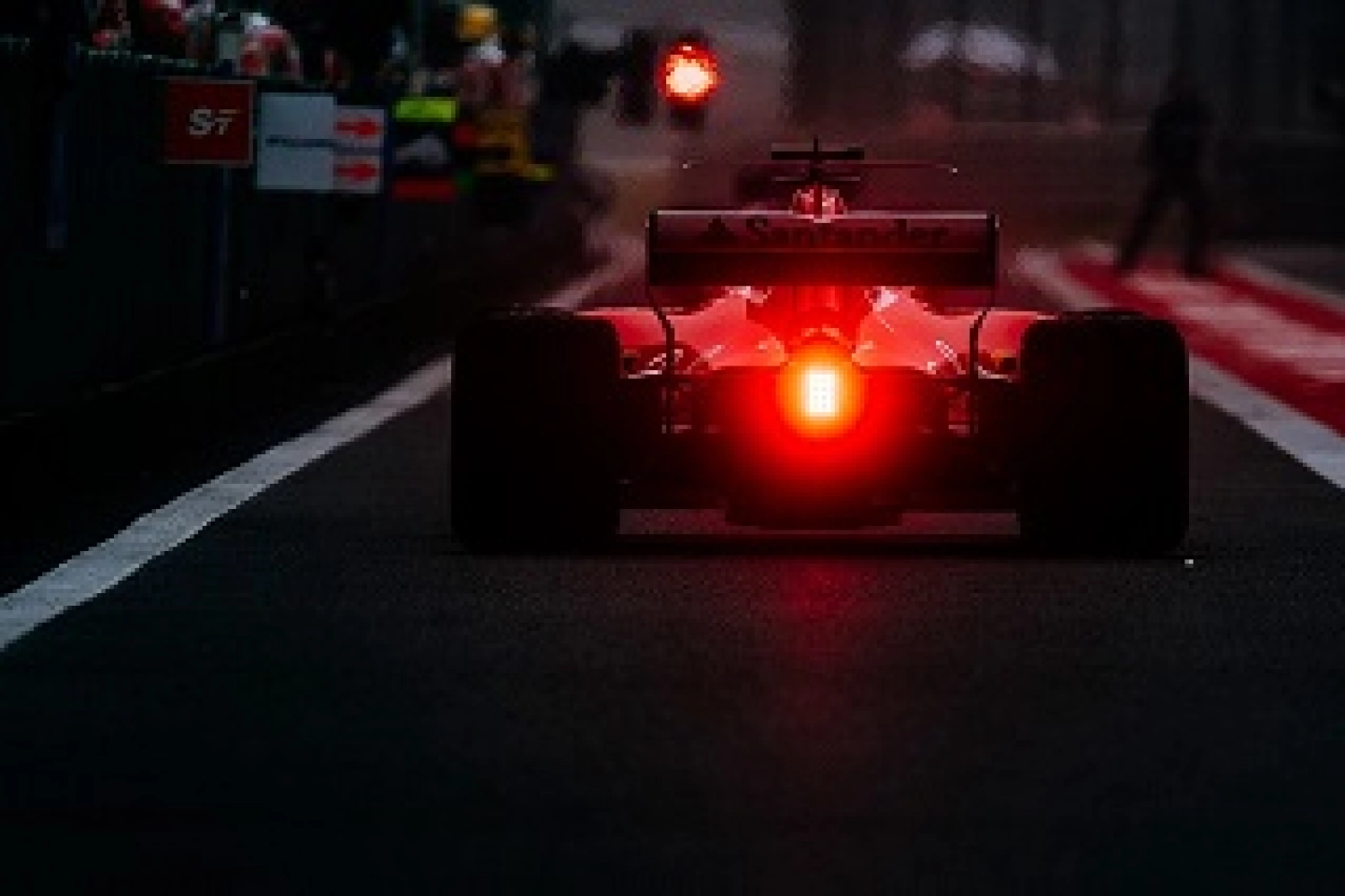 The Ferrari drivers didn’t set a single time on Friday!