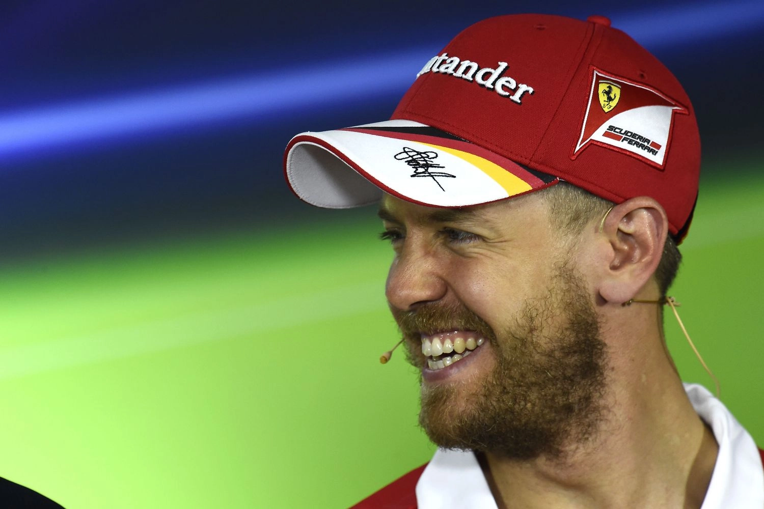 A successful egg hunt for Vettel: reactions from the podium!