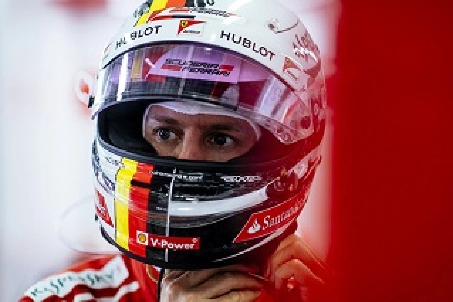 Vettel remains a good sport and congratulates Hamilton on his title