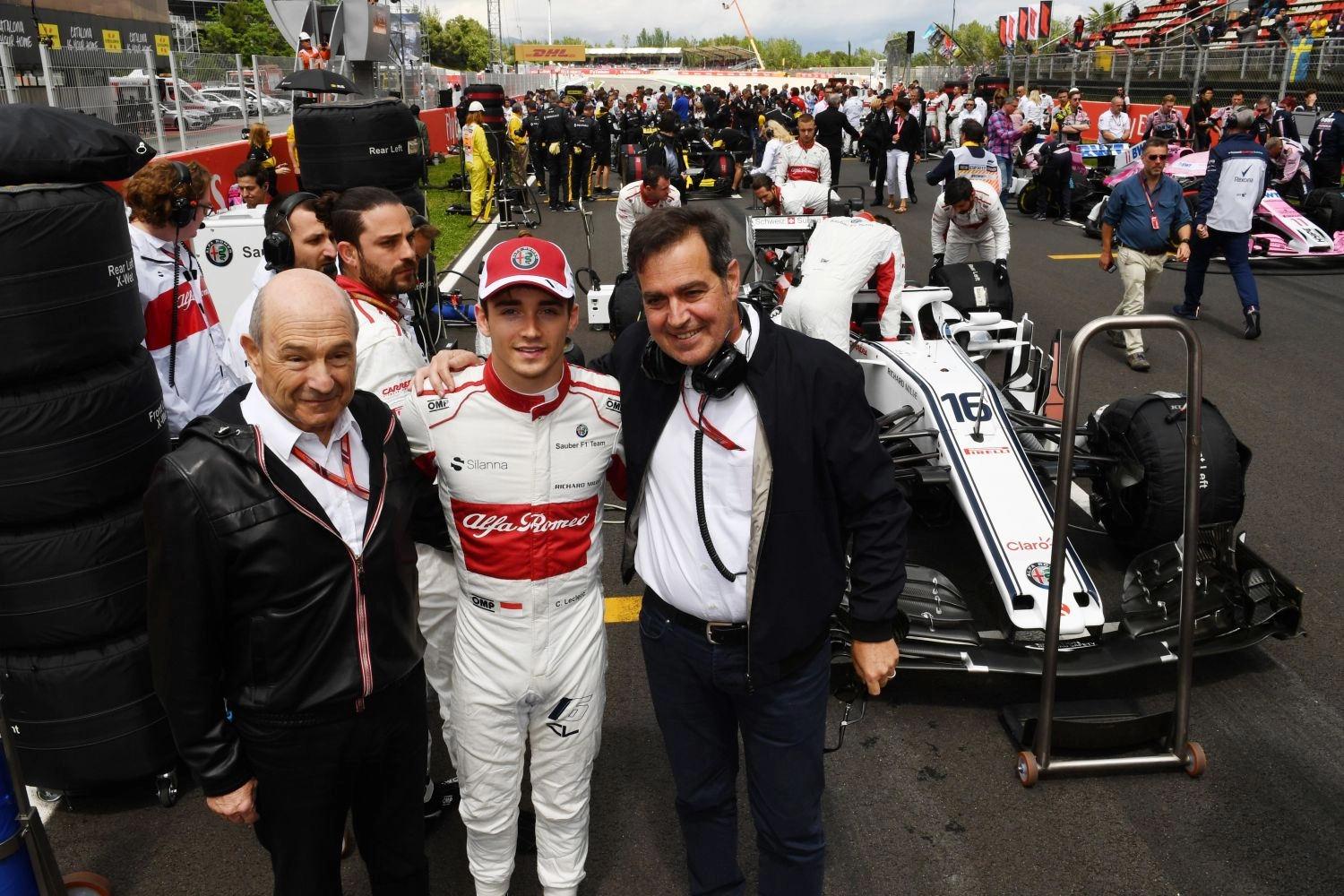 Charles Leclerc in the points again in Barcelona