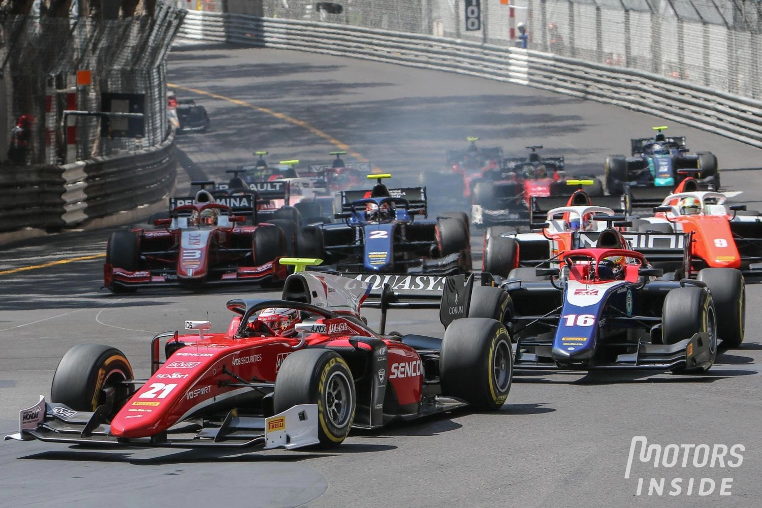 Monaco – F2 – Race 2: Fuoco winner in the chaos, Norris extends lead in the championship