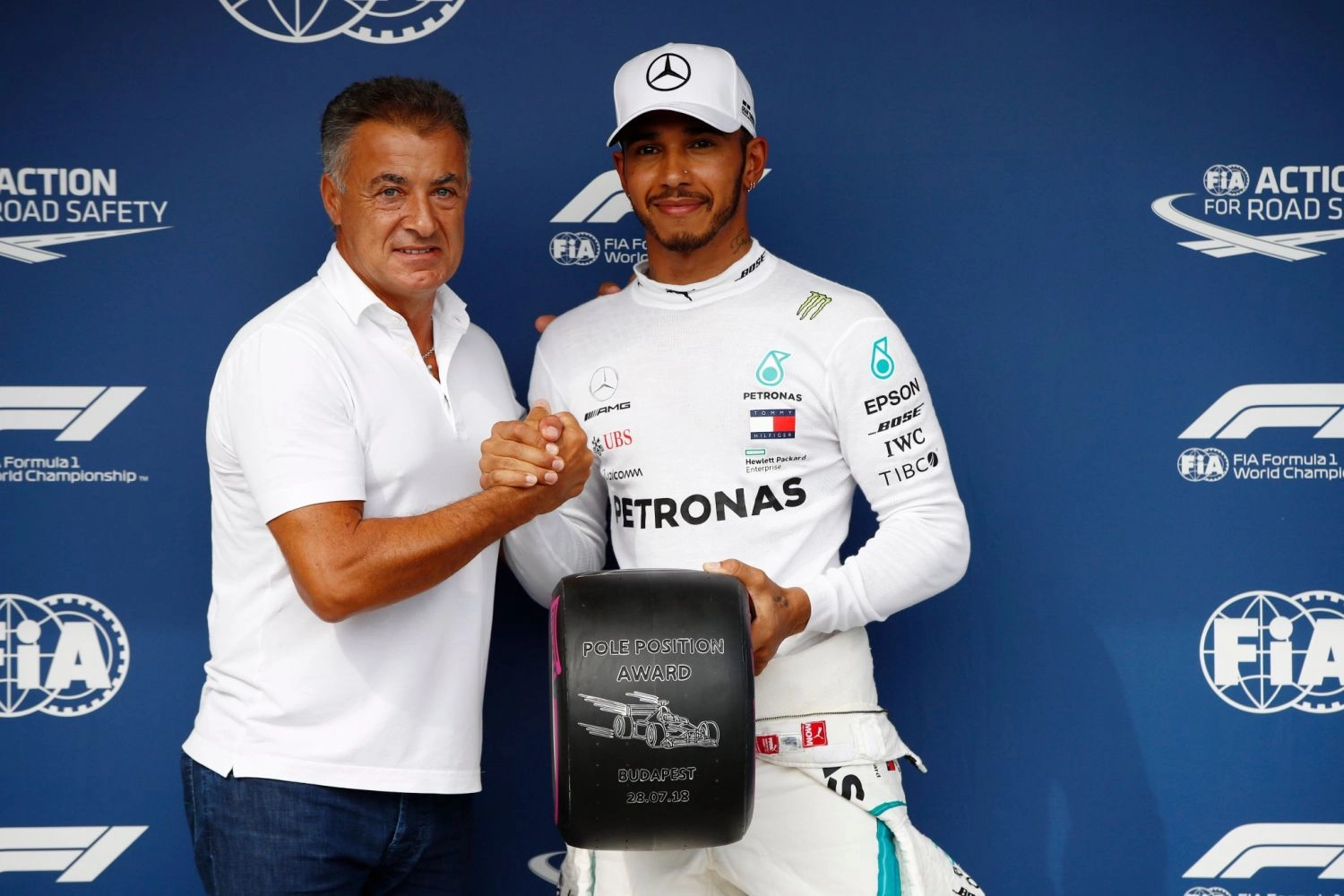 Hamilton thanks the rain: reactions from the top 3 at the Hungaroring!