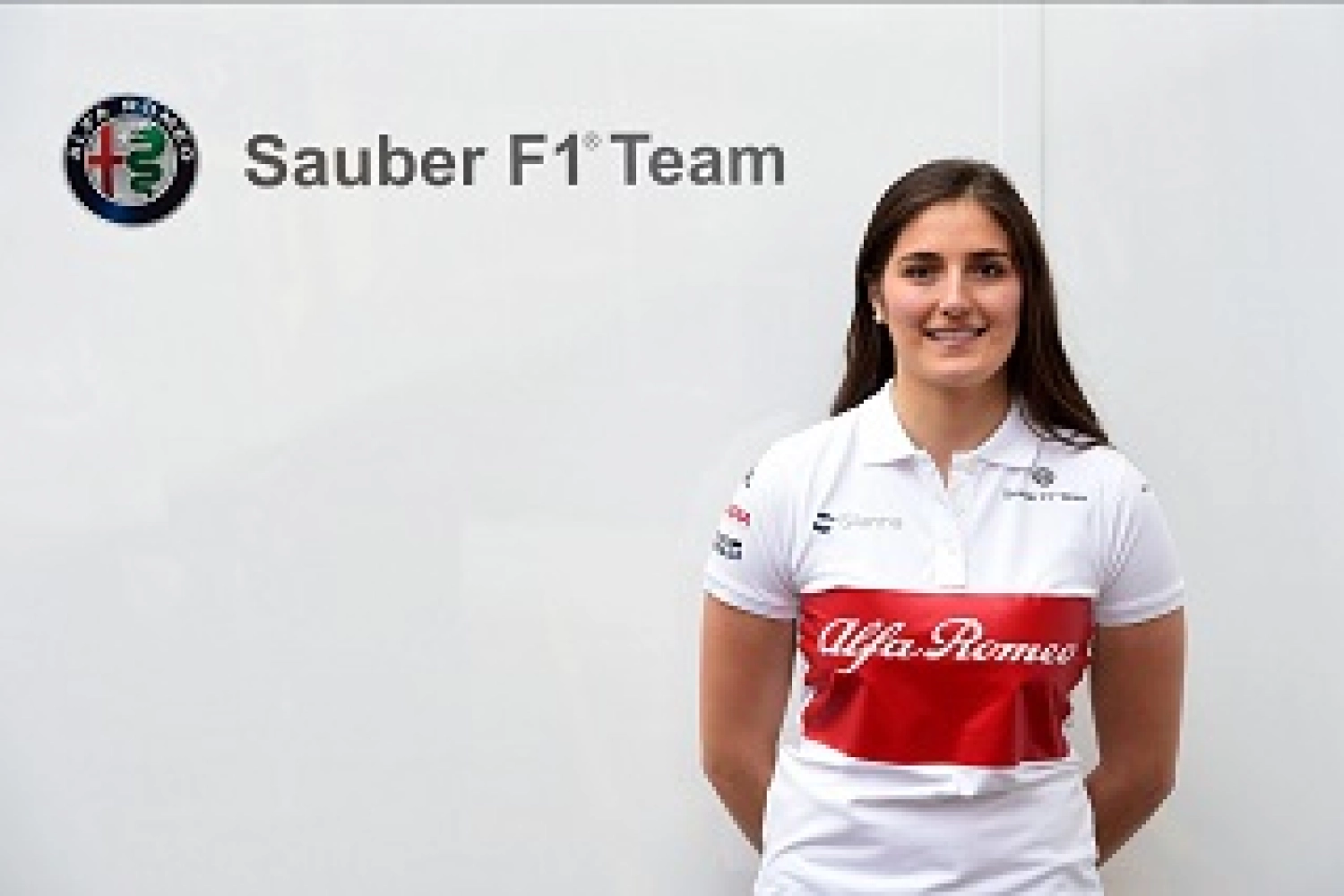 Promotion for Tatiana Calderon at Sauber