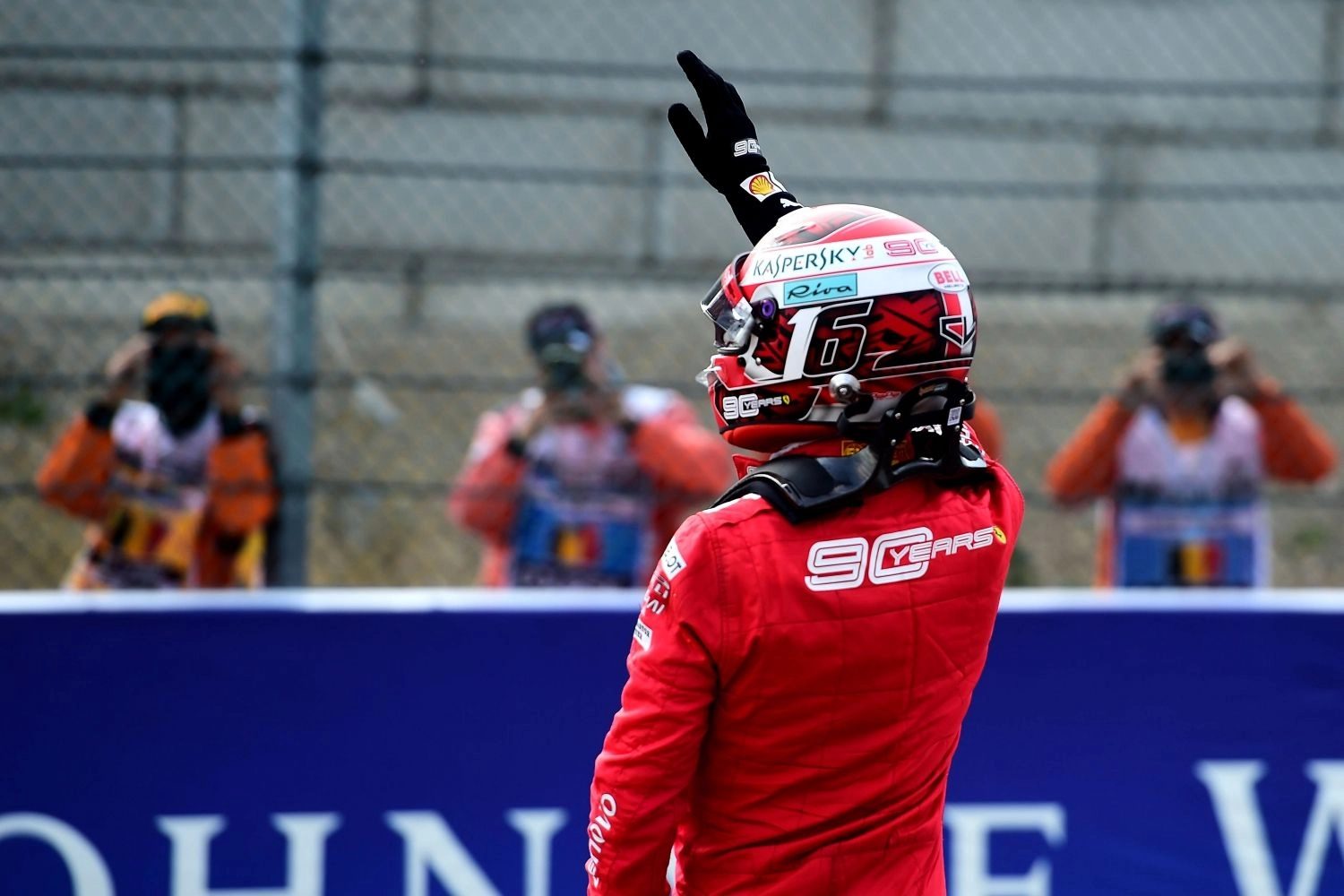 Leclerc: “This one is for Anthoine”