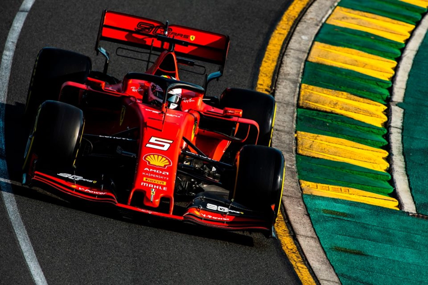 Ferrari testing at Mugello with its 2018 F1 car