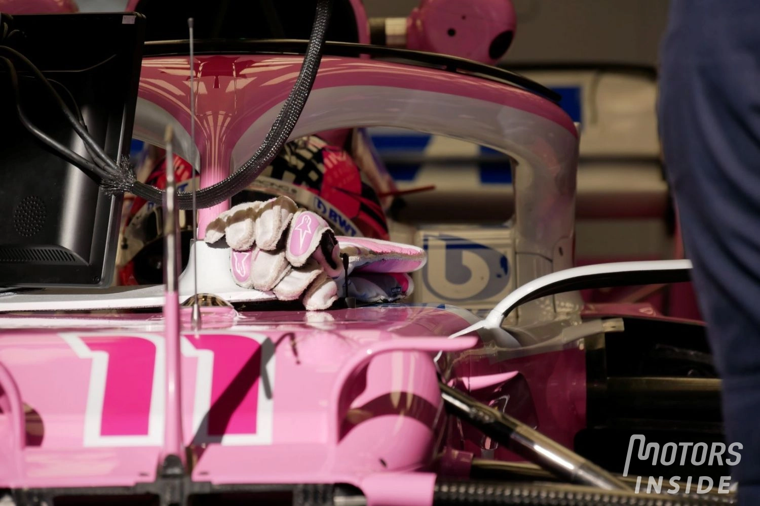 The Racing Point (formerly Mercedes Pink), the other star of the Austrian GP