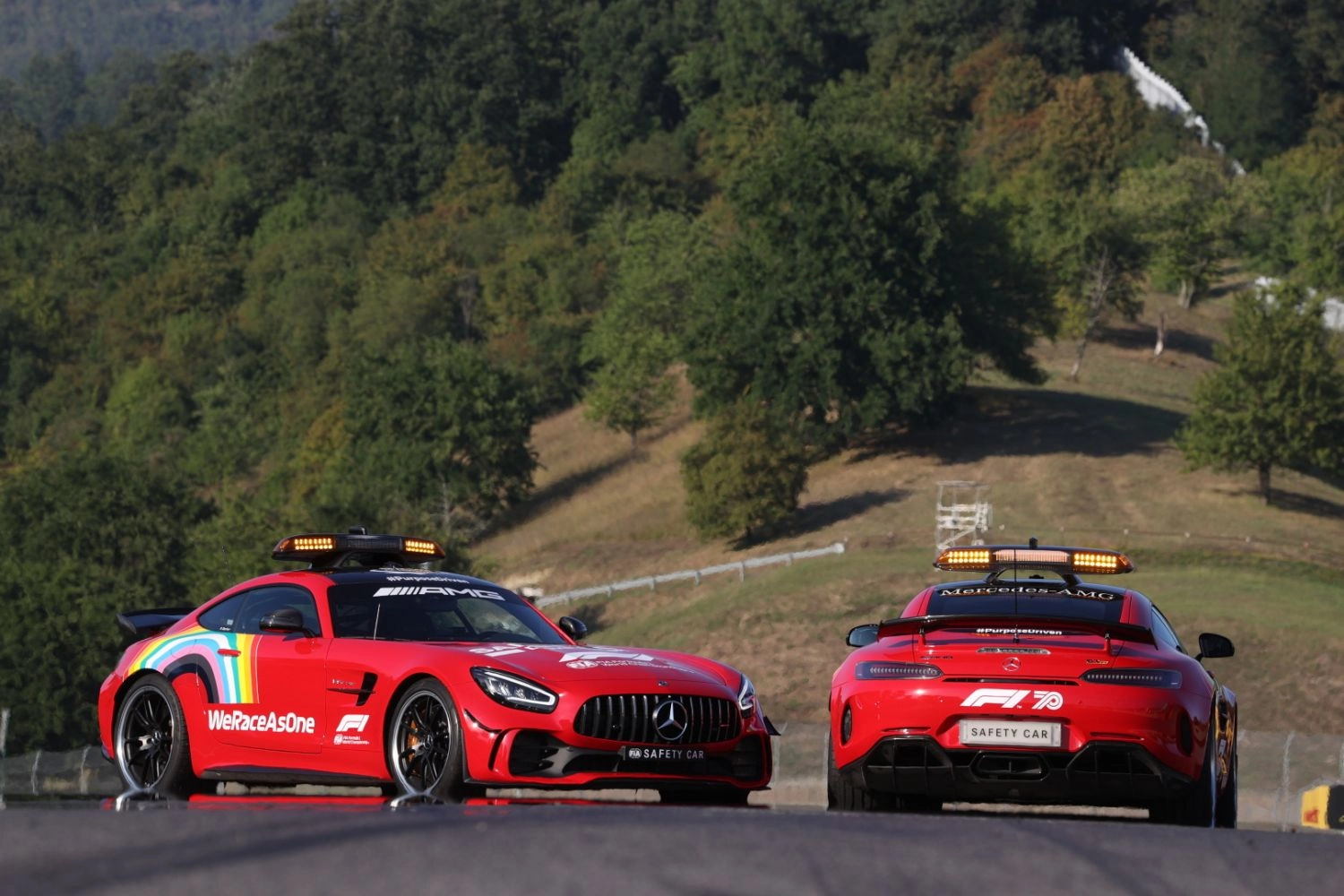 Photos: The new Safety Car in Ferrari colors