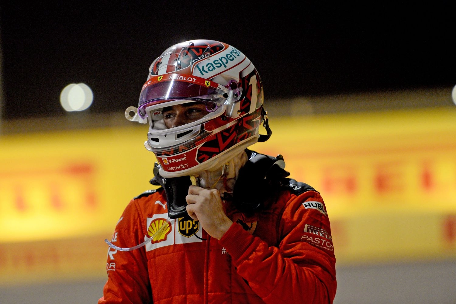Charles Leclerc penalized on the grid in Abu Dhabi