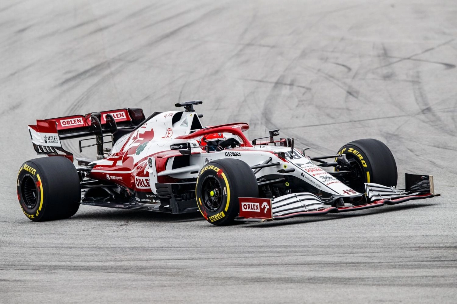 The first images of the Alfa Romeo C41 on track in Barcelona