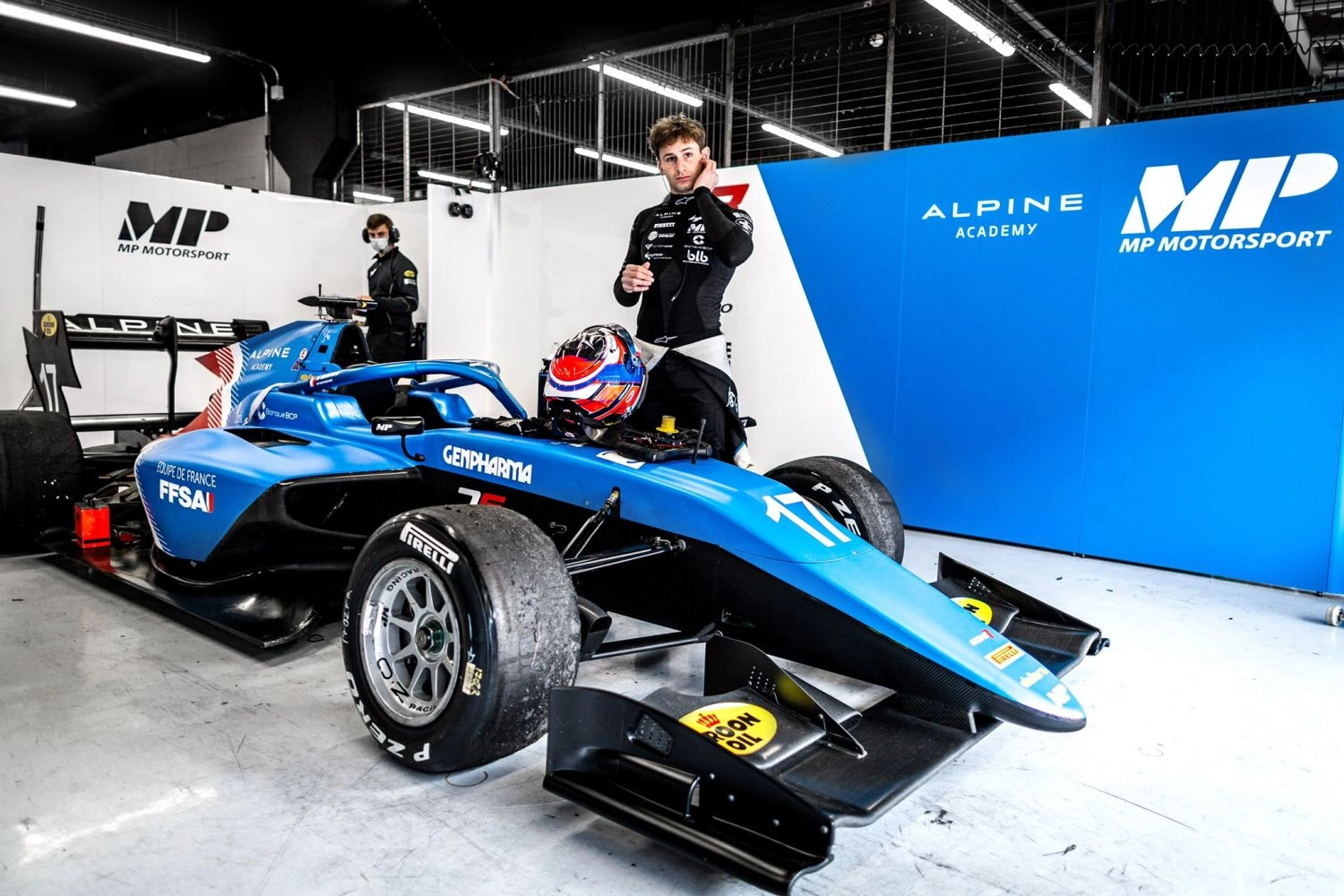 French hopeful Victor Martins tests an F1 for Alpine