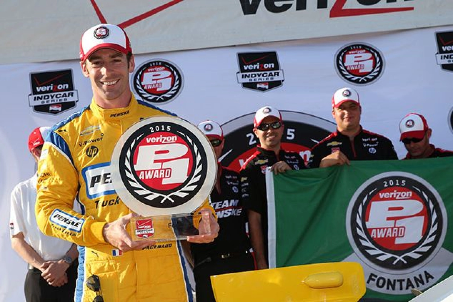 Fontana – Qualifications: 1st pole on oval for Pagenaud