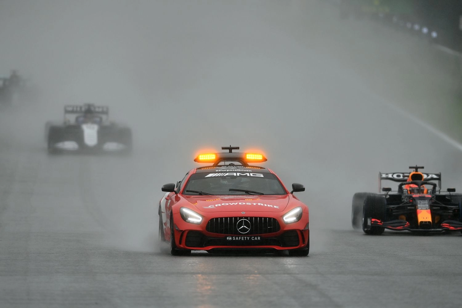 Belgian Grand Prix – Race: Four laps and they’re off, Verstappen winner of the shortest GP in history
