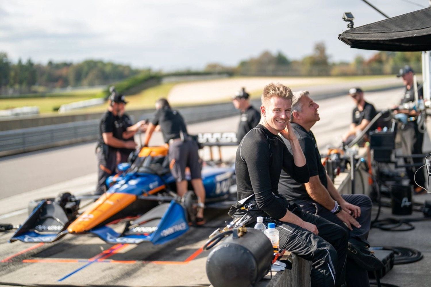 Nico Hülkenberg testing in Indycar with Arrow McLaren