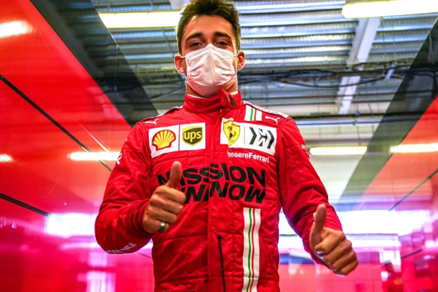Charles Leclerc tests positive for Covid-19 for the second time