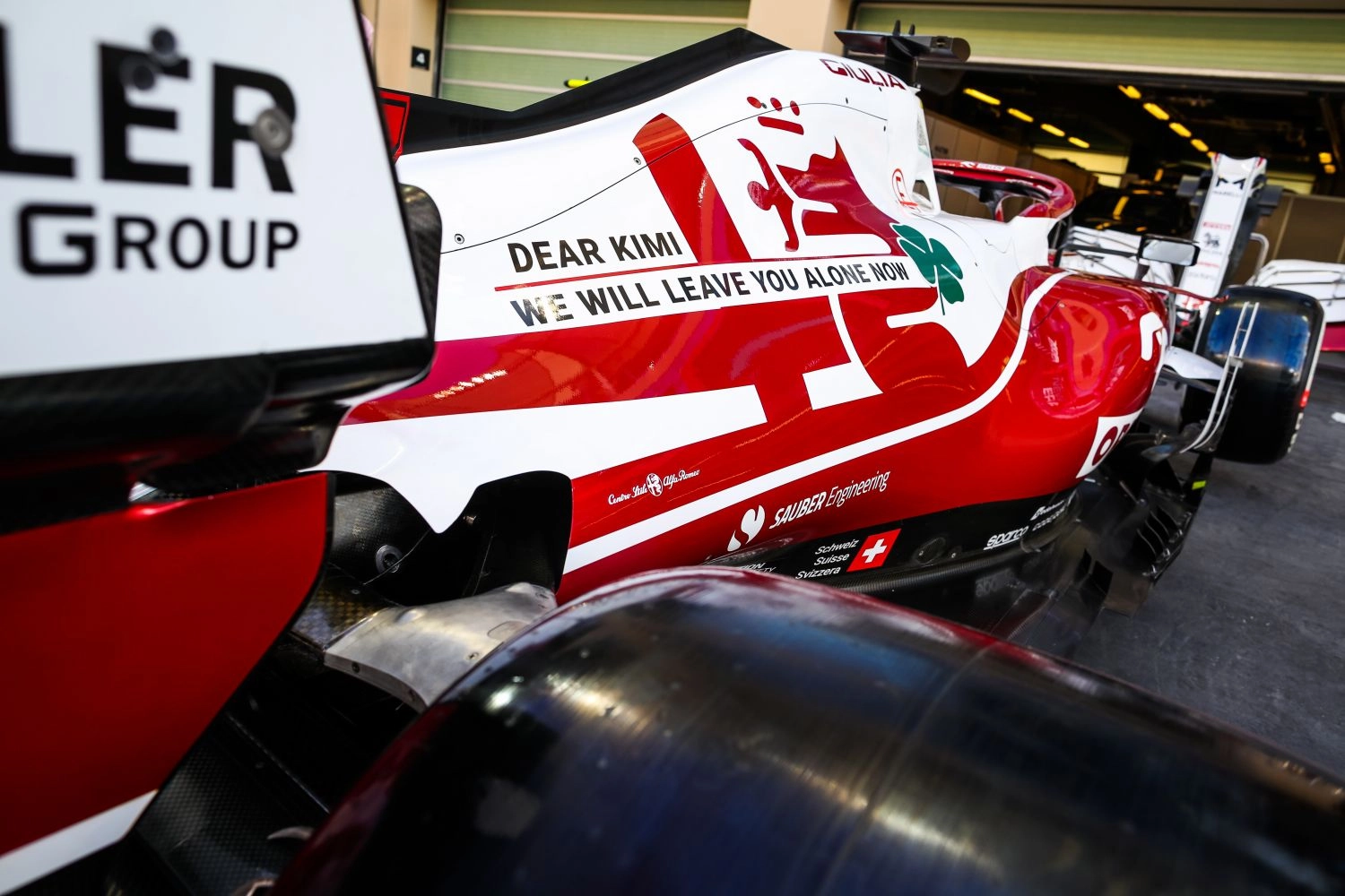 A special livery for Kimi Räikkönen