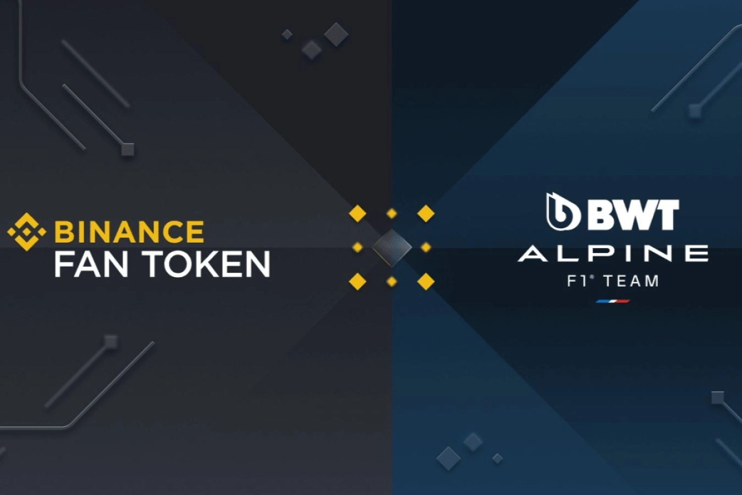 The cryptocurrency platform Binance becomes a partner of Alpine F1