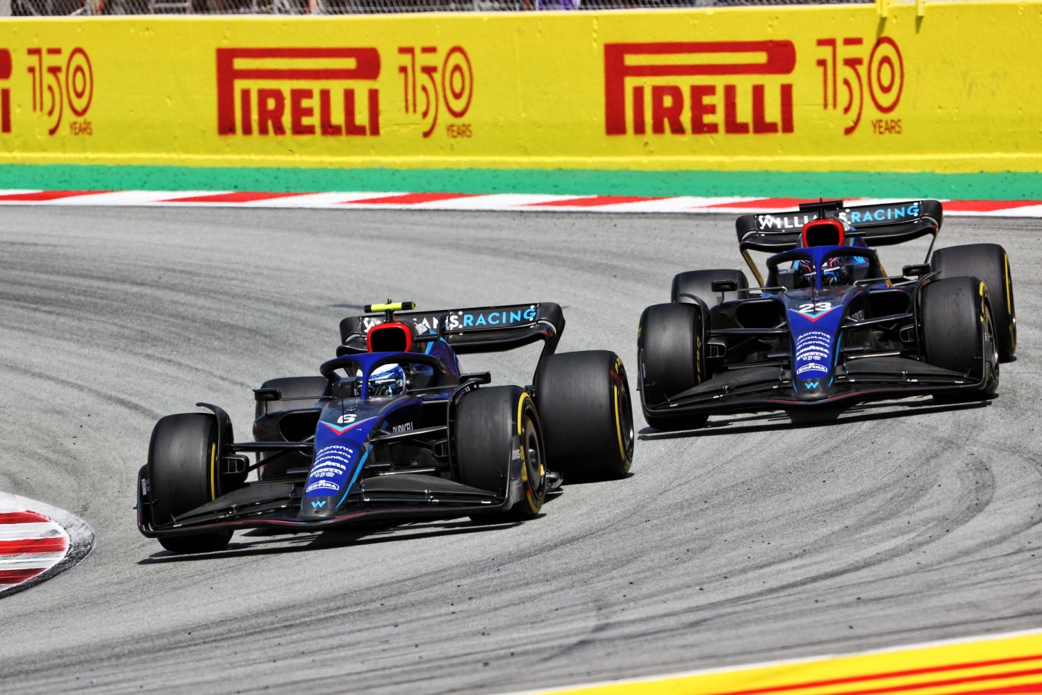 The same settings as in Spa for Williams