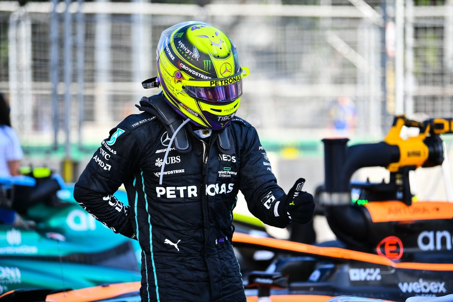 The lower back of the F1 driver is the most exposed area to injuries