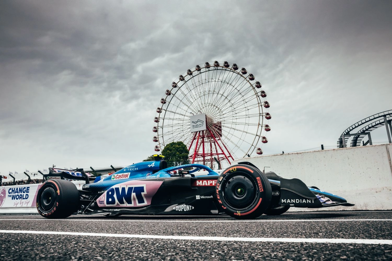 Esteban Ocon achieves his best result of the season in Japan!