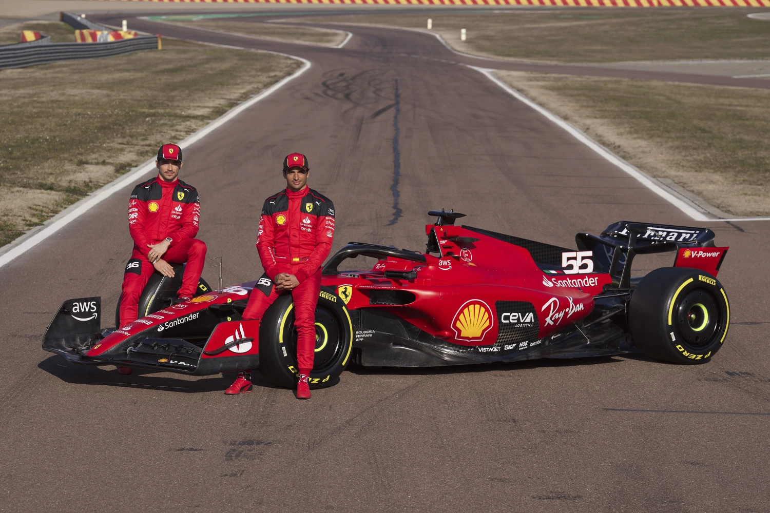 Ferrari is conducting tests at Fiorano before the Emilia-Romagna Grand Prix