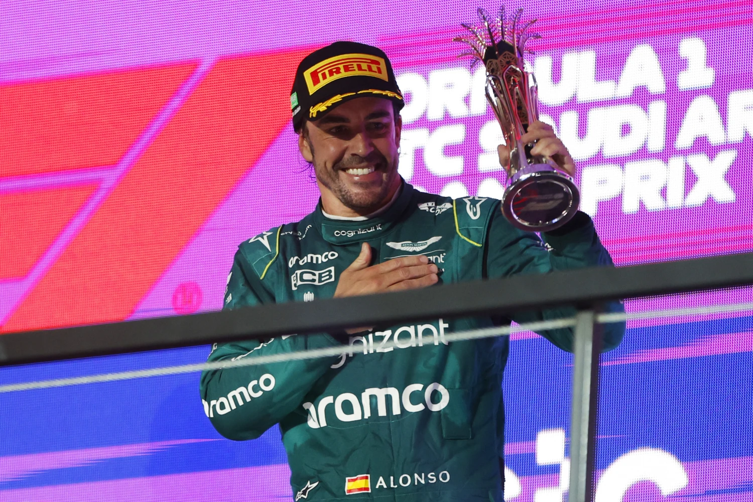 Another twist: Alonso regains third place