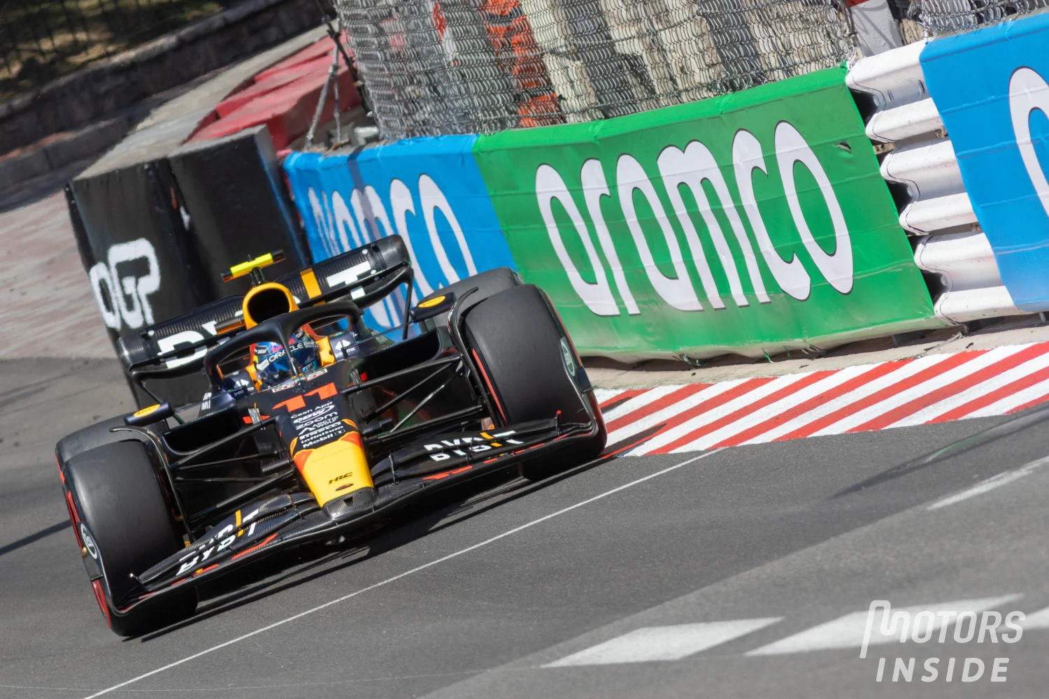 Sergio Pérez apologizes after his crash in Q1 at Monaco