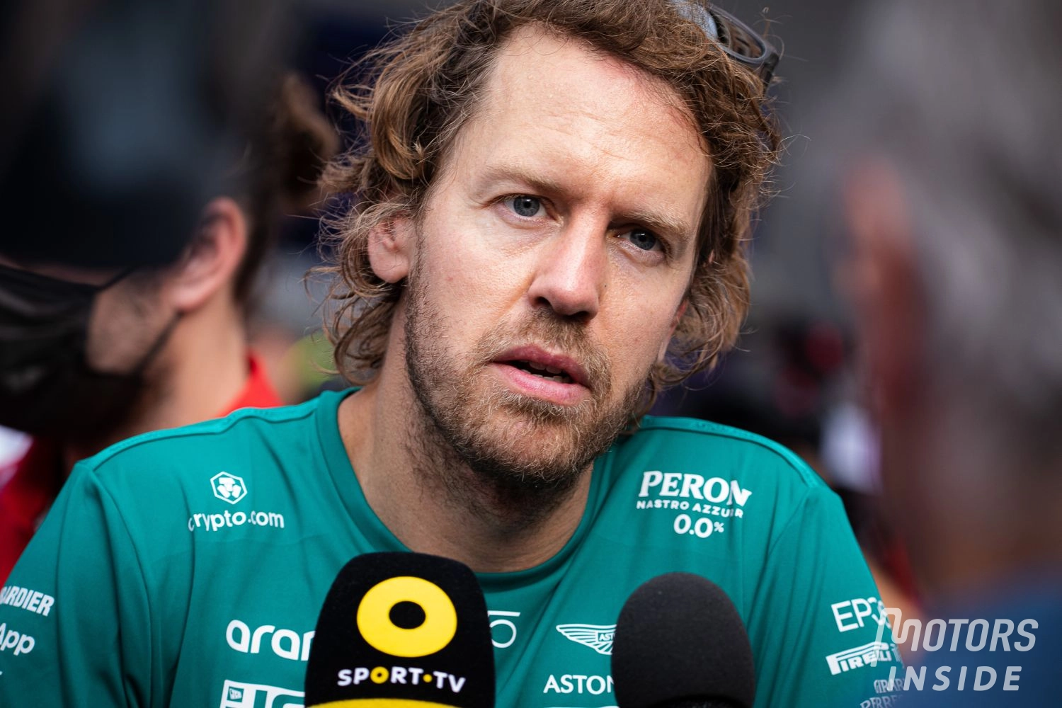 Sebastian Vettel is sporting a new environmental t-shirt in Canada