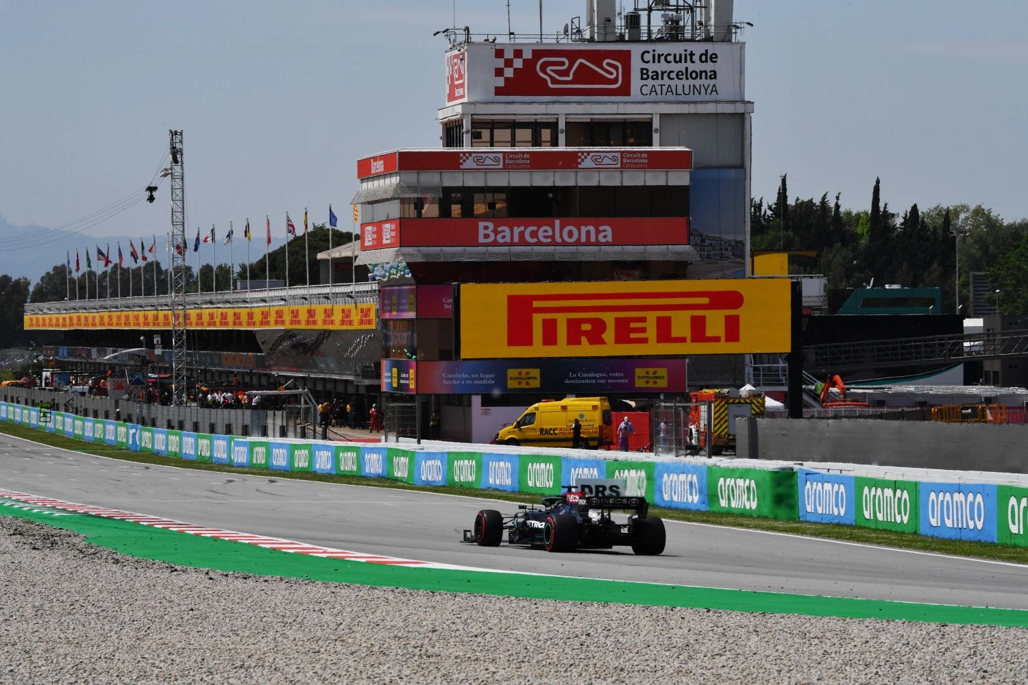 The F2 drivers were practicing this week in Barcelona