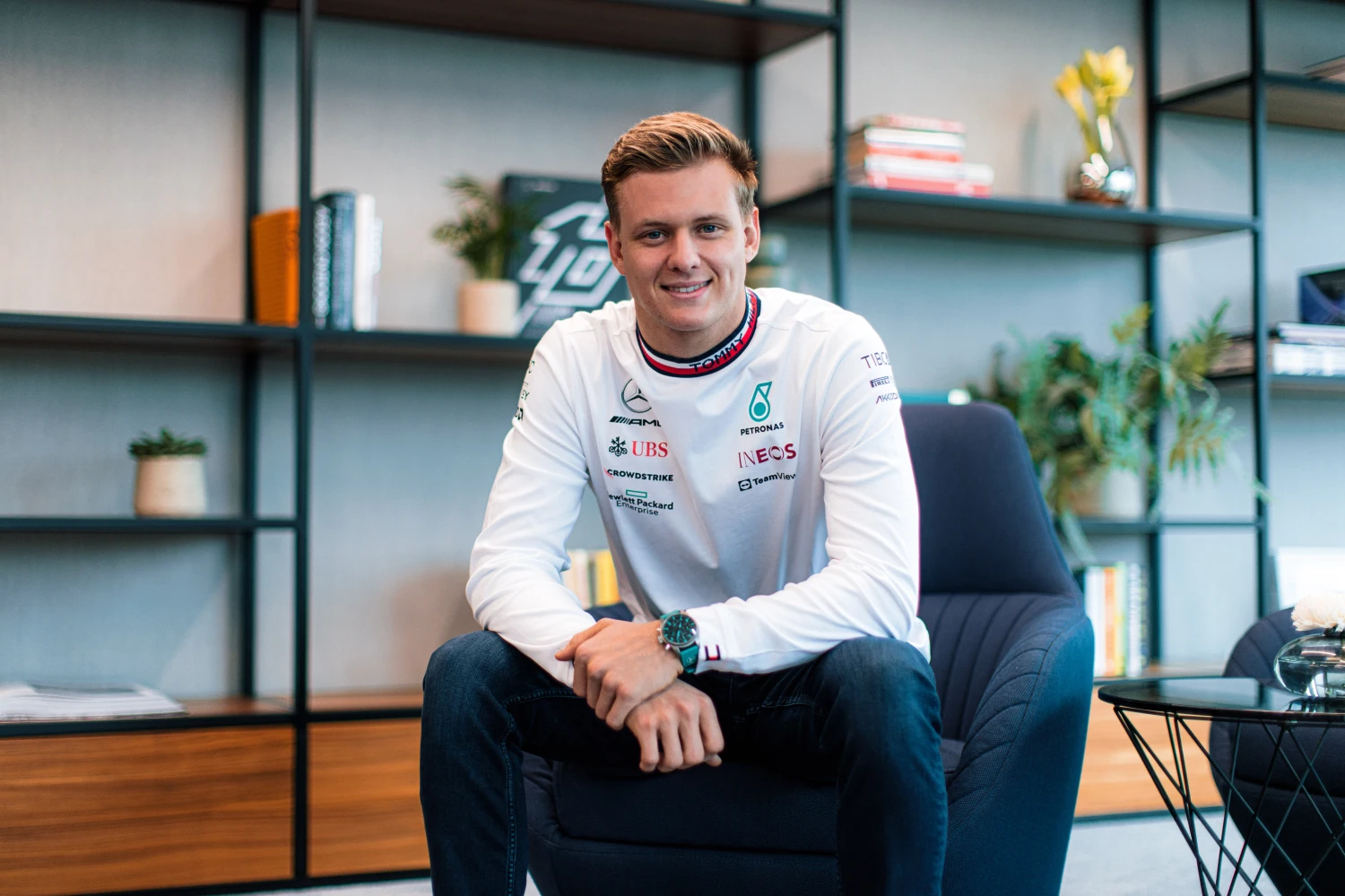 Hamilton attributes the double podium to Mick Schumacher