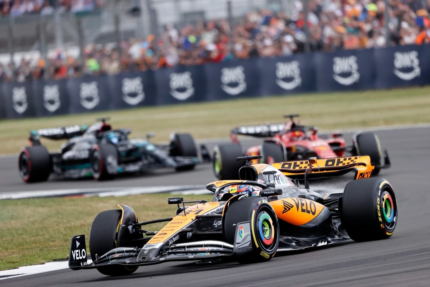 Lando Norris lavished praise on his teammate after his near podium finish at Silverstone