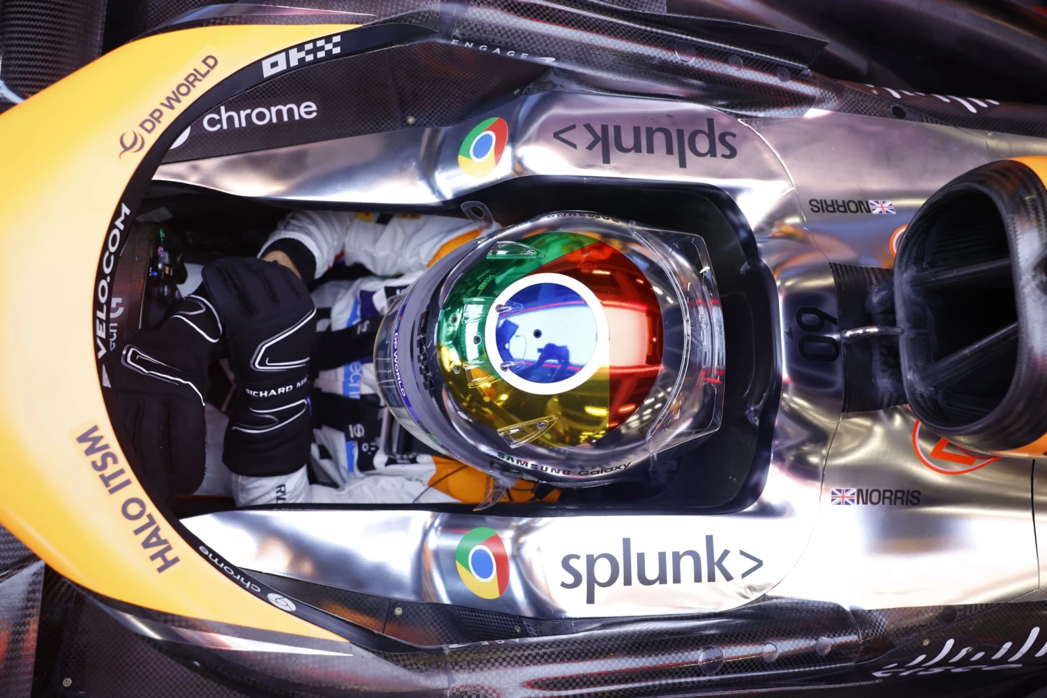 The new cars are causing back problems for Lando Norris