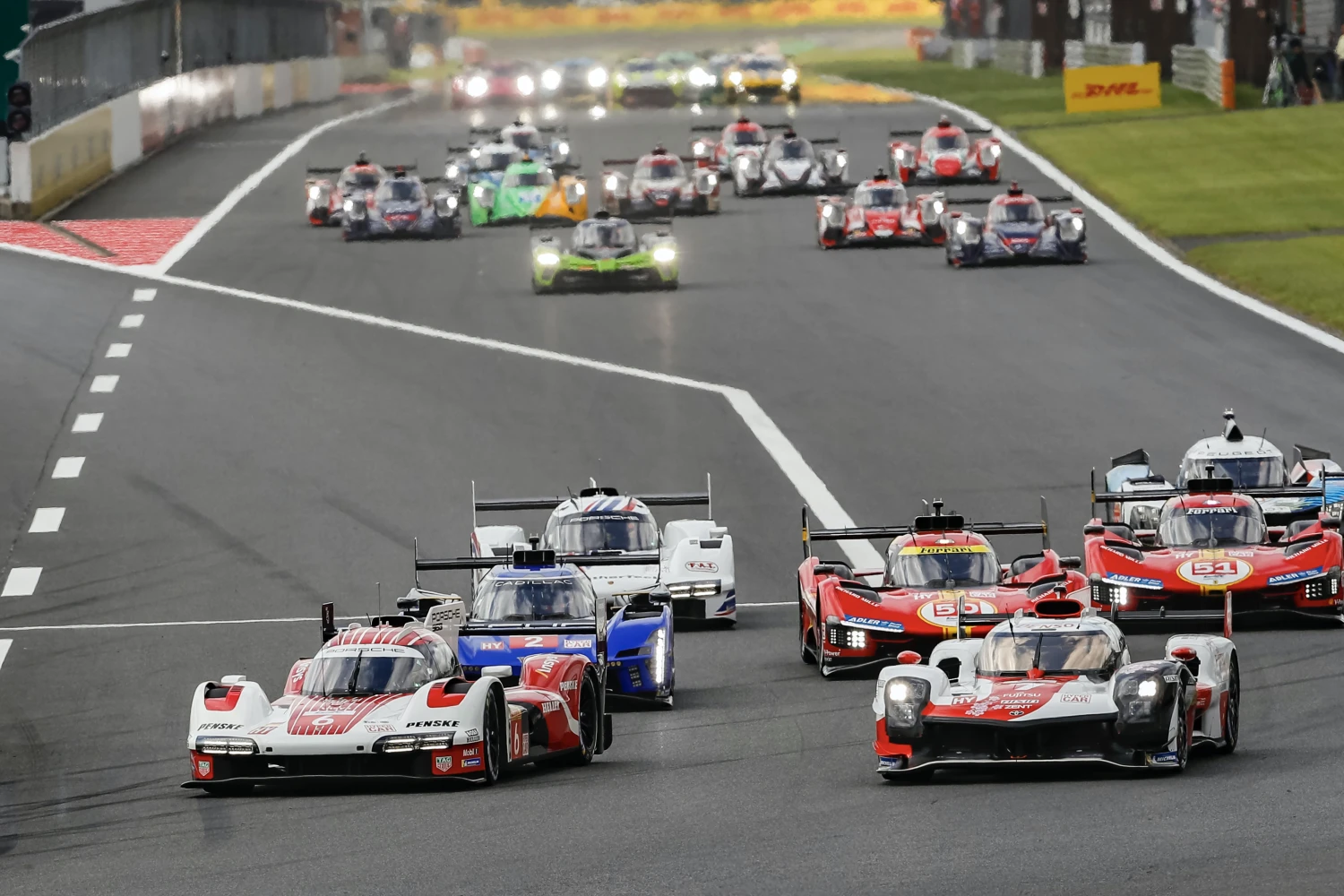 Porsche is satisfied with its podium finish at Fuji