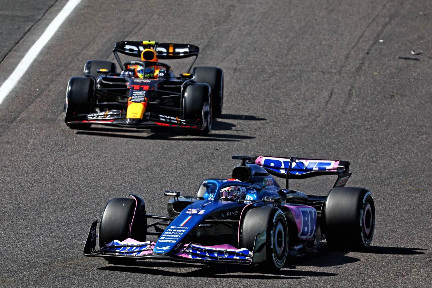 Esteban Ocon, author of a great comeback at Suzuka despite the chaos at the start