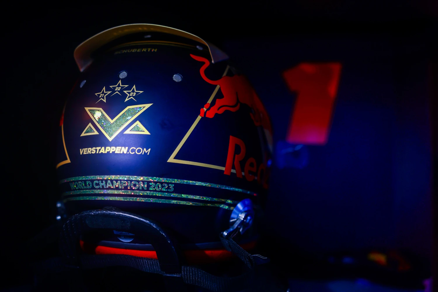 Max Verstappen will wear a special Triple World Champion helmet for the race in Doha